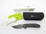 Civivi C2013DS Ortis Carbon Fiber Handle Damascus Blade Folding Pocket Knife