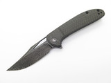 Civivi C2013DS Ortis Carbon Fiber Handle Damascus Blade Folding Pocket Knife