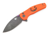 Kizer V3669A4 Mini Grouper Halloween Trick or Treat Pumpkin Folding Pocket Knife
