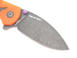 Kizer V3669A4 Mini Grouper Halloween Trick or Treat Pumpkin Folding Pocket Knife