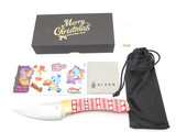 Kizer KI3663A1 Mini Momo Merry Christmas Finger Flipper Folding Pocket Knife