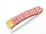 Kizer KI3663A1 Mini Momo Merry Christmas Finger Flipper Folding Pocket Knife