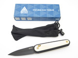 SRM Twin Folding Dagger 251MB-GT2 White G10 Bohler N680 Folding Pocket Knife