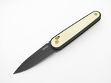 SRM Twin Folding Dagger 251MB-GT2 White G10 Bohler N680 Folding Pocket Knife