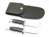 Vintage 1972-86 Buck 117 Trophy Set of 103 & 116 USA Fixed Blade Hunting Knives