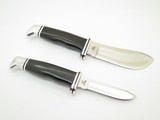 Vintage 1972-86 Buck 117 Trophy Set of 103 & 116 USA Fixed Blade Hunting Knives