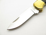 2025 Buck 112 Ranger Drop Point 420HC Ebony Wood Handle Folding Hunter Knife