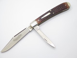 Vintage 1986 Remington UMC R1263 USA Jigged Bullet Trapper Folding Pocket Knife