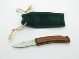 Vintage Buck 527 USA The Treasury 525 Brown Wood Handle Folding Pocket Knife.