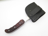 Vintage 1972-86 Buck Knives 106 USA Wood Handle Hatchet Hunting Camp Axe