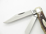Vtg 1980 Case XX 63032 Medium Stockman Jigged Bone Folding Pocket Knife