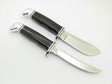 Vintage 1972-86 Buck 115 Twin Sportsman Set 103 118 Fixed Blade Hunting Knife