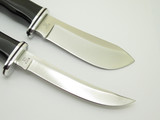 Vintage 1972-86 Buck 115 Twin Sportsman Set 103 118 Fixed Blade Hunting Knife