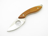 Vtg 2005 Buck 196 Mini Alpha Hunter Idaho Stamp Tree Cutout Fixed Blade Knife