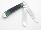 2006 Case XX 6254 Pretty Grass Green Trapper Folding Pocket Knife