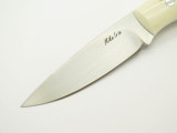 Custom Mike Irie Sambar Stag CPM-154 Drop Point Fixed Blade Hunting Knife