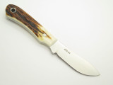 Custom Mike Irie USA Sambar Stag ATS-34 Skinner Fixed Blade Hunting Knife