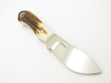 Custom Mike Irie USA Sambar Stag ATS-34 Skinner Fixed Blade Hunting Knife