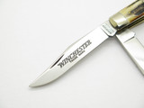 Vtg 1992 Winchester Trapper W 15 2904 1/2 USA Stag Handle Folding Pocket Knife
