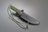 Kanetsune Seki Japan KB-280 Karasu Blue Steel 125mm Paracord Hunting Field Knife