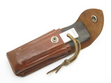 Vintage Gerber Knife Hone Field Sharpening Stone & Steel Chisel & Leather Sheath