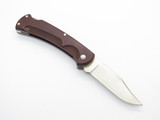 2011 Buck 112 Ranger Ecolite Red Paperstone Handle Folding Hunter Knife