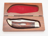 Vintage 1973 Case XX P172 Buffalo 7 Dot USA Wood Folding Hunter Clasp Knife