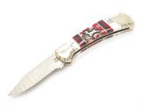 Custom Brian Yellowhorse Buck 109 112 Ranger Chip Flint Deer Folding Knife
