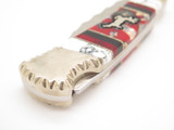Custom Brian Yellowhorse Buck 109 112 Ranger Chip Flint Deer Folding Knife