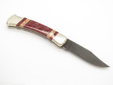 Artist Proof Custom Brian Yellowhorse Buck 110 Jasper Bear Folding Hunter Knife