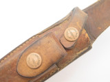 Vtg c. 1960s Randall Made Orlando 3-6 Leather Fixed Blade Hunting Knife Sheath