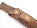 Vtg c. 1960s Randall Made Orlando 3-6 Leather Fixed Blade Hunting Knife Sheath