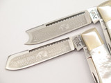 Vintage Gen 1 Bulldog Brand Limited Solingen MOP Pearl Folding Pocket Knife Set