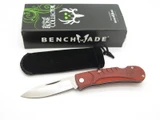 Benchmade Bone Collector 15055 Wood Handle D2 Bld Folding Lockback Pocket Knife