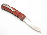 Benchmade Bone Collector 15055 Wood Handle D2 Bld Folding Lockback Pocket Knife