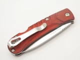 Benchmade Bone Collector 15055 Wood Handle D2 Bld Folding Lockback Pocket Knife
