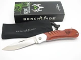 Benchmade Bone Collector 15050 Wood Handle D2 Bld Folding Lockback Pocket Knife