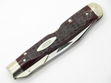 Vtg 1973 Case XX 6111 1/2 Bone Cheetah Swing Guard Folding Pocket Knife Mint