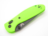 Benchmade Custom Green 556 Mini Griptilian Mel Pardue CPMS30V Axis Folding Knife