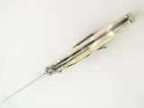 Vtg 2004 Case XX 6.51265LC Bone Stag Linerlock Mid Folding Hunter Pocket Knife