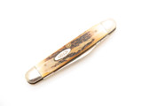 Vintage 1978 Case XX 5279 Jack Red Letter Stag Handle Folding Pocket Pen Knife