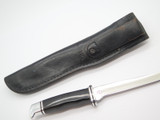 Vintage 1972-86 USA Buck 121 Fisherman 3 Liner Fixed Fillet Hunting Knife