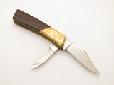 Vintage Wenoka 529 Barlow Seki Japan Wood Handle Folding Pocket Knife