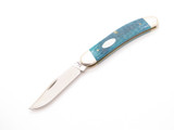 2014 Case XX Tony Bose Sowbelly 6139 Jigged Pacific Blue Folding Pocket Knife