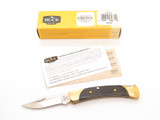 2019 Buck 055BRS Ebony Lockback Pocket Knife The 55 Mini 110 Folding Hunter