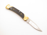 2019 Buck 055BRS Ebony Lockback Pocket Knife The 55 Mini 110 Folding Hunter