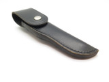 Vintage 1960s Buck 116 Caper Fixed Knife Black Leather Flap *Sheath Only