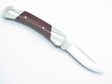 2013 Buck 500 Duke Folding Hunter Wood Handle Lockback Pocket Knife With Sheath