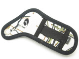 Buck 395 Omni Hunter 10 Pt White Camo Nylon Folding Pocket Knife Sheath
