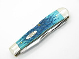 2004 Case XX 6254 Trapper Caribbean Blue Bone Folding Pocket Knife